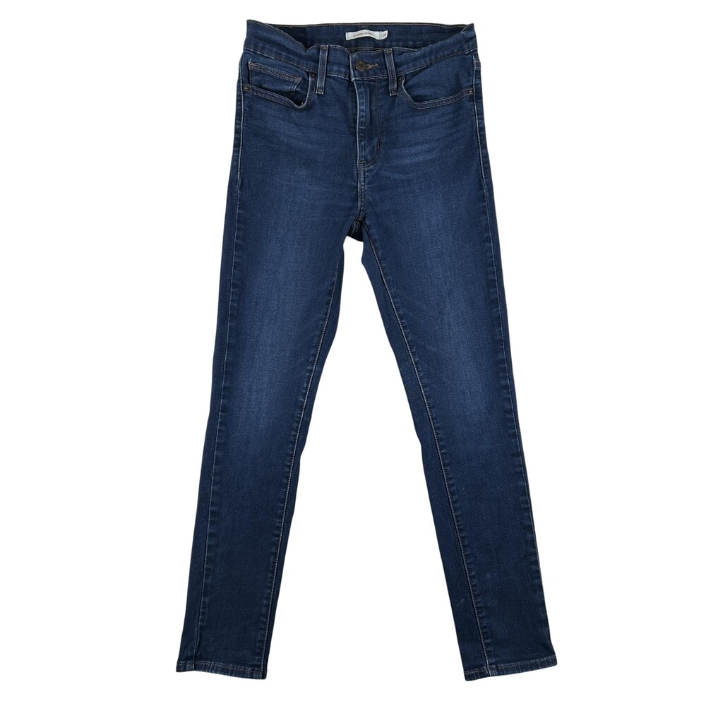 Levis Jeans Womens 28x28 Blue Medium Wash Slimming Skinny Stretch Denim